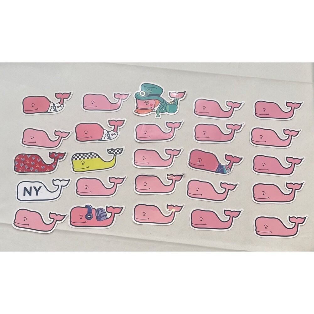 Assortment Of Vineyard Vines Stickers (25) 8 RARE STICKERS INCLUDED